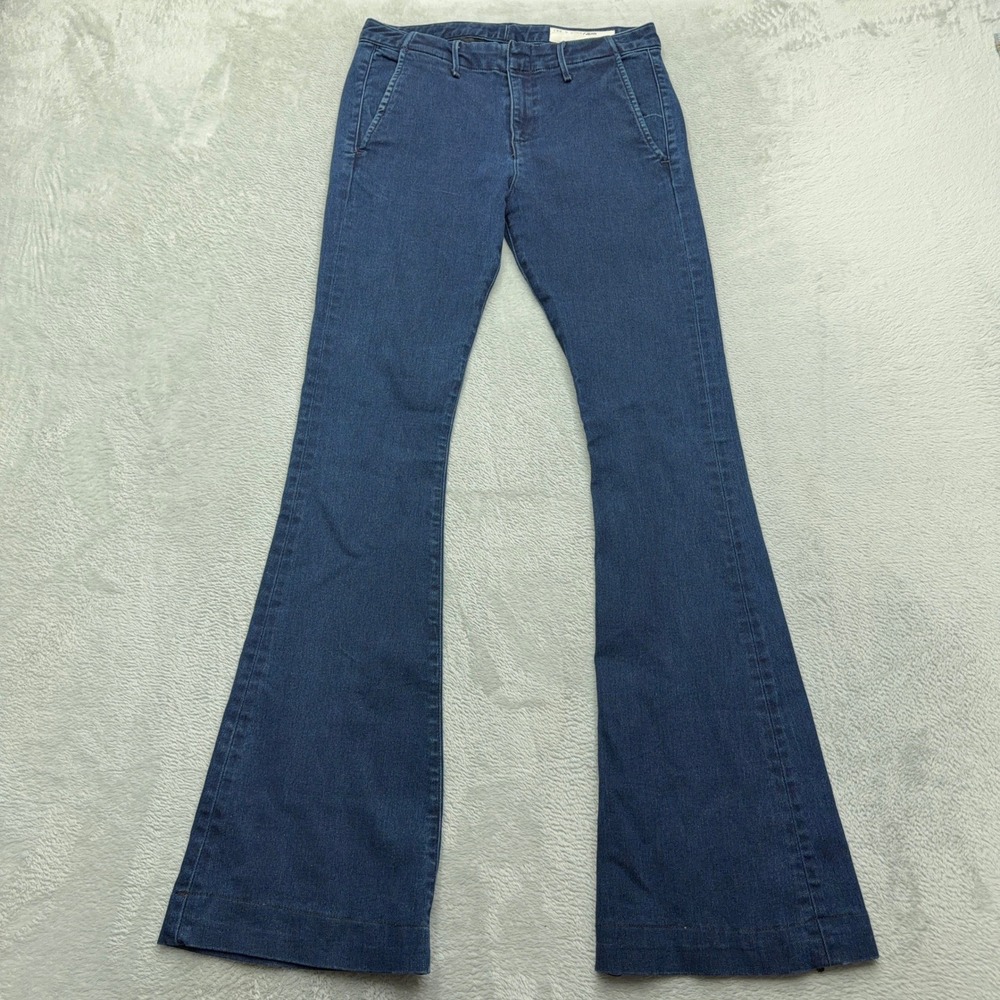Rag & Bone Jeans Womens 26 Blue Flare Leg Dark Wash Denim Bell Bottom Pants